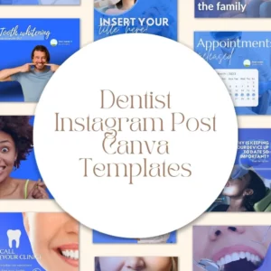 70 Dentist Instagram Post Canva Templates