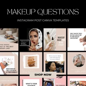 Makeup Questions Canva Templates